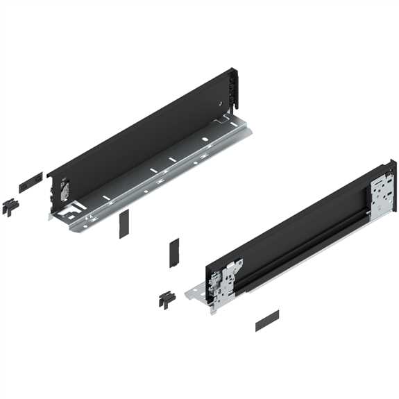 770M4001S Legrabox Drawer Side Carbon Black